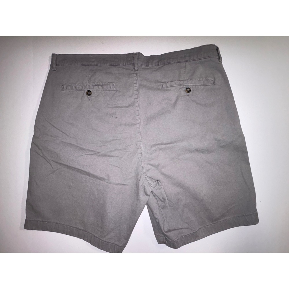 Saddlebred Mens Gray Chino Shorts Size 38W Casual Summer Beach Everyday - Picture 3 of 4